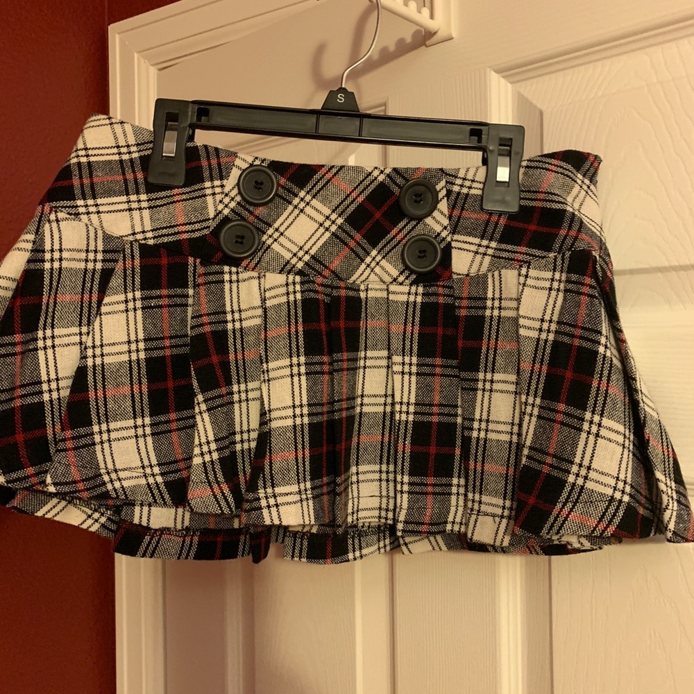 Sexy Plaid Schoolgirl Mini Skirt